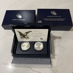 2012S US Mint San Fransisco Silver Proof And Reverse Silver Proof