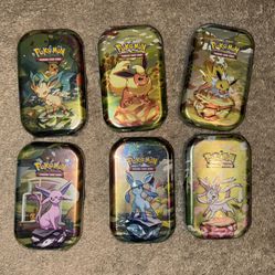 Pokemon Cards Costco Prismatic Mini Tins Eeveelutions 