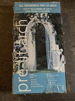 All Season 8ft Pre-Lit Celebration Arch
