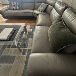 Recliner Leather Sofa 