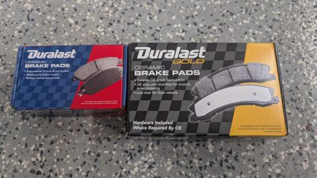Duralast Brand New Brake Pads  DG1324 And D1325 Front And Rear
