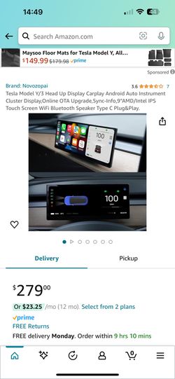 Model Y 3 CarPlay Screen