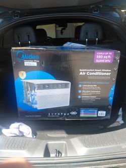 Midea Inverter Plus 12,000 BTU Window Air Conditioner.  Retails for $439 first come first serve