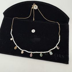Collar Original De Perlas, Gemas D Oro 18k  TOUS