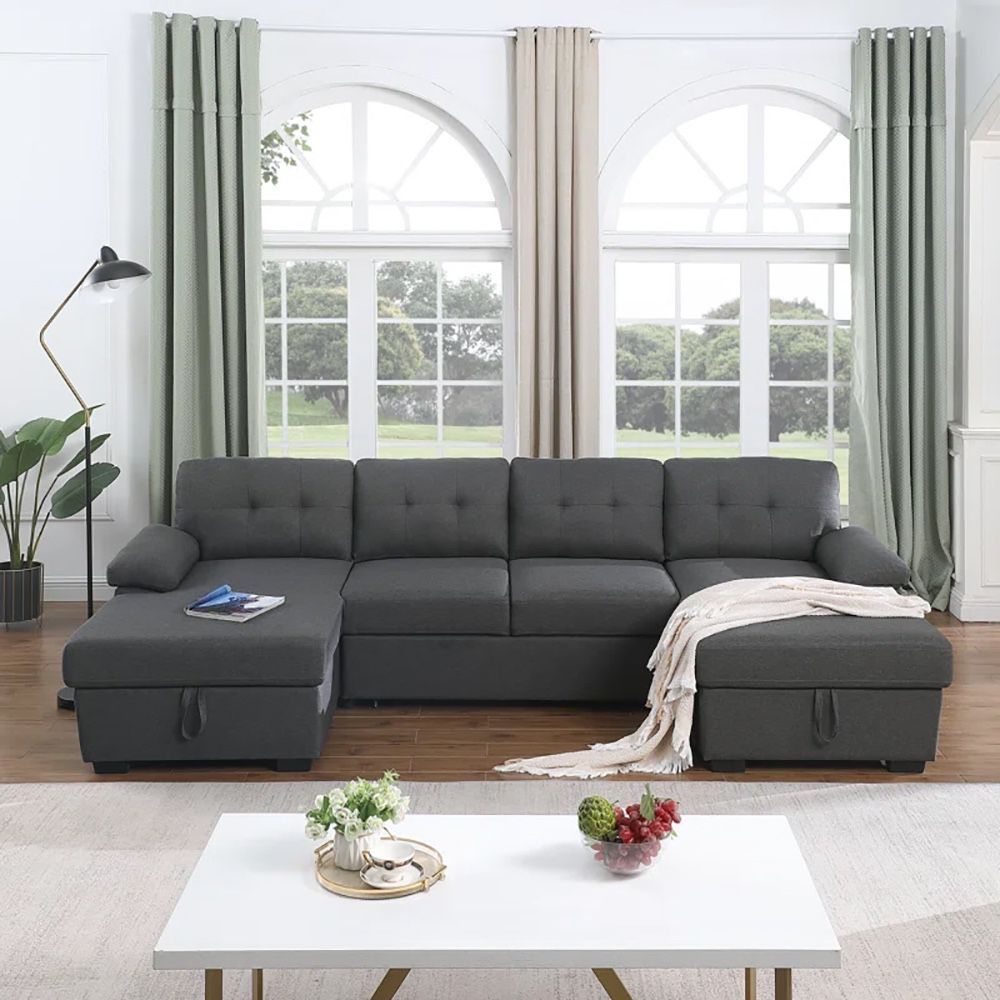 Sectional Sofa Couch With Storage Chaise