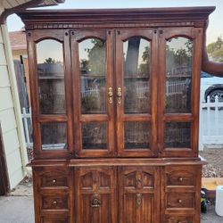 Wood China Hutch