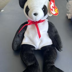 RARE Beanie Baby 1997 Fortune Panda  