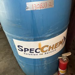 Half Full Barrel Of Spec Chem Concrete Cure And Seal
