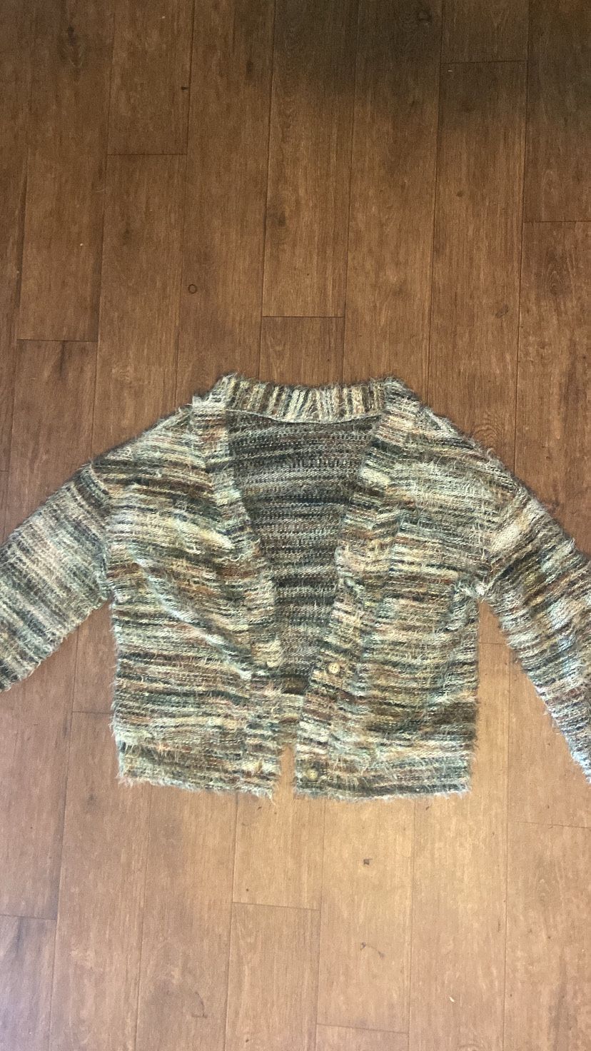 Brown & Green Cardigan
