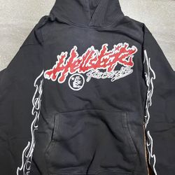 Hellstar Hoodie Black And Red Sz Small