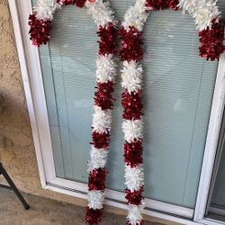 Tall Candy Cane Docoration 