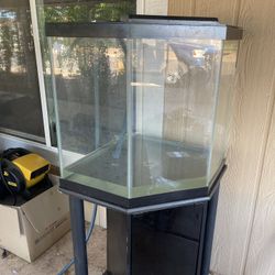Corner Fish Tank Aquarium With Stand