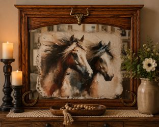 Beautiful mirror art