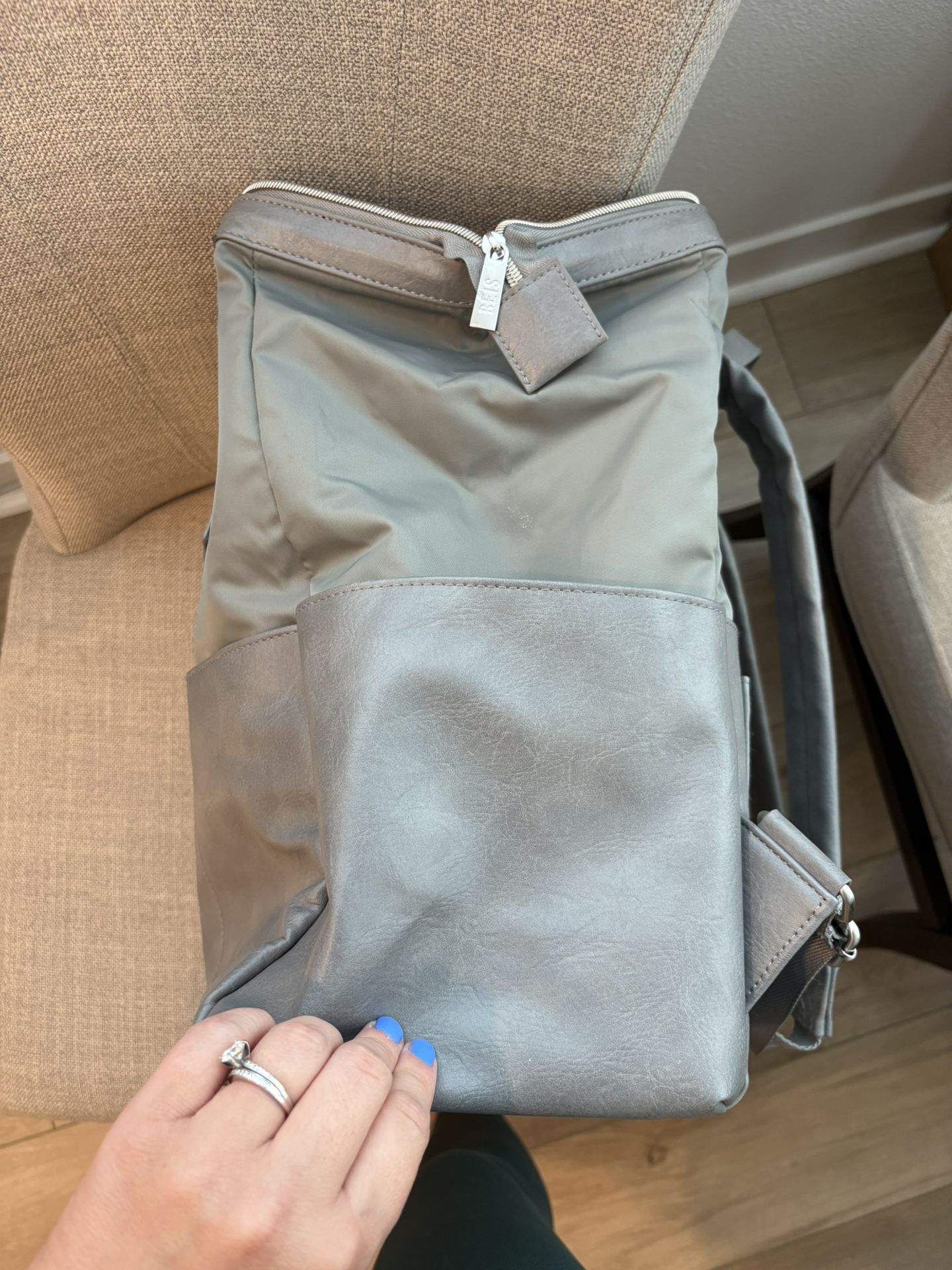 Beis Grey diaper Backpack
