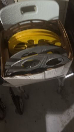 Film reels. 16 & 35 mm. Small and large