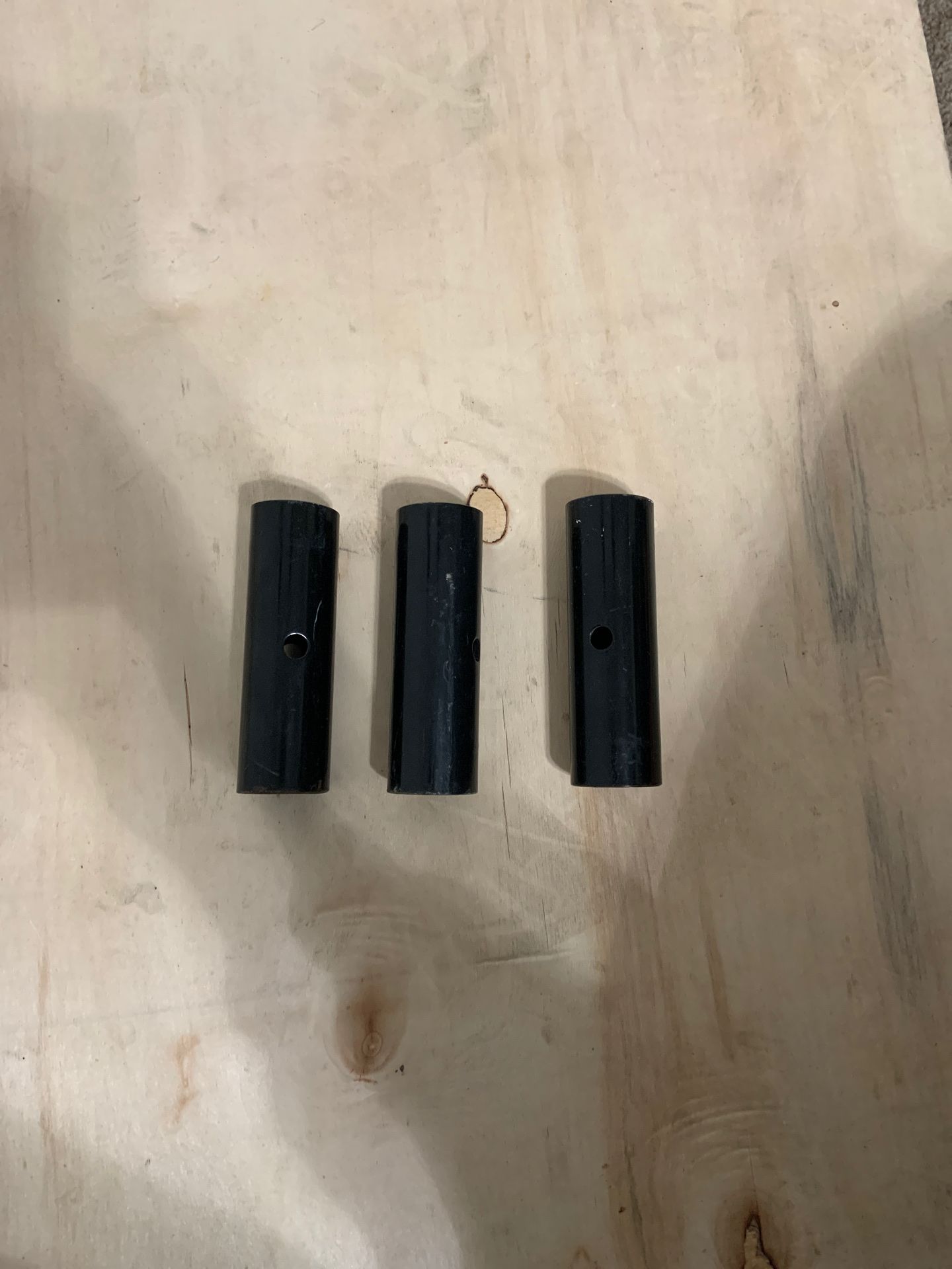 Black bike pegs