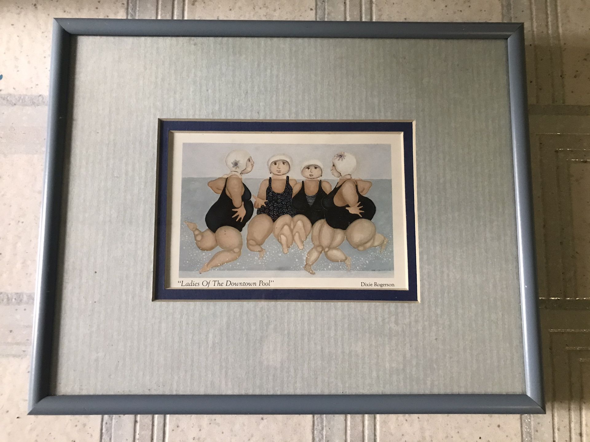 Framed Dixie Rogerson (Centralia Local) Photo: “Ladies of the Downtown Pool”
