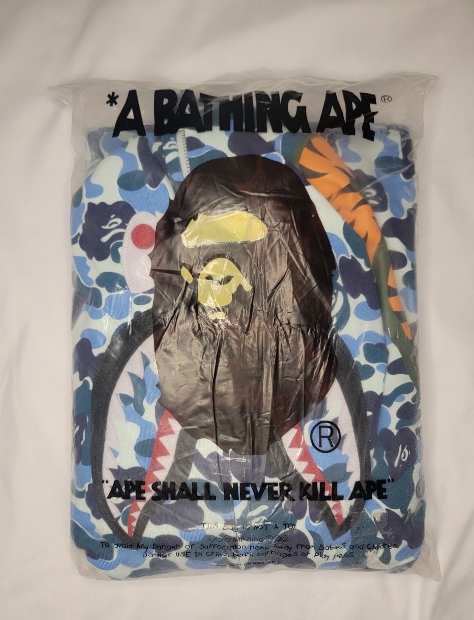BAPE ABC Shark Full Zip Up Hoodie ‘Blue’ BRAND NEW