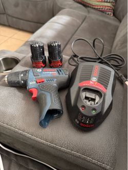 Bosch PS31 12V Cordless 3/8" Drill/Driver w/ 2 12V Batteries & Charger