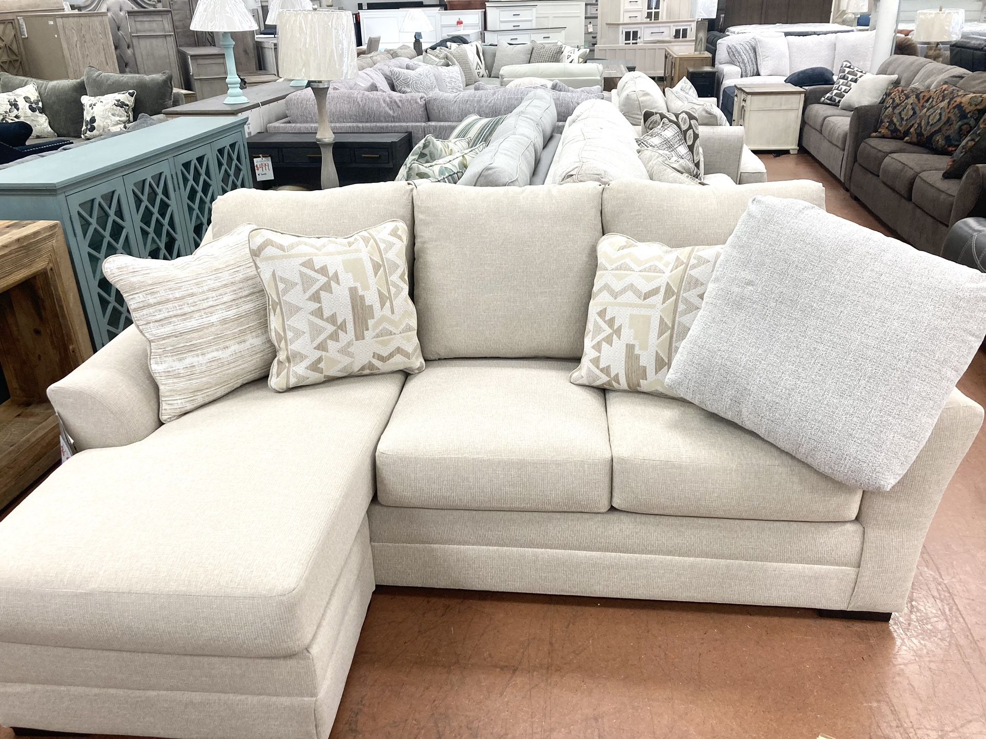 New Chaise Sofa — REVERSIBLE