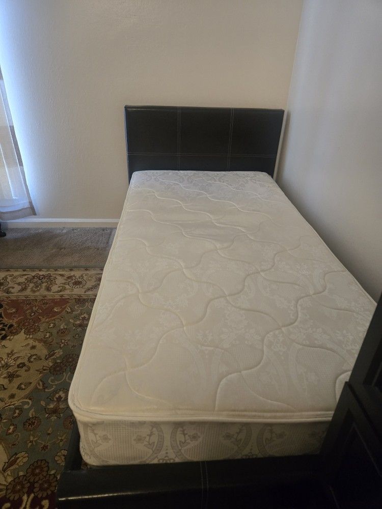Twin Bed with Mattress – $65