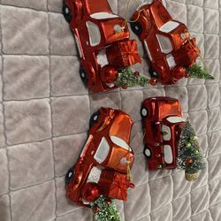 Christmas Decorations In Red