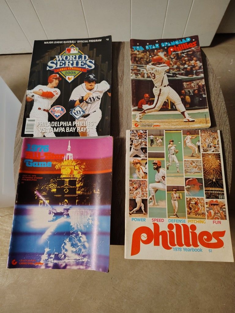 Philadelphia Phillies Yearbook Magazines Newspapers
