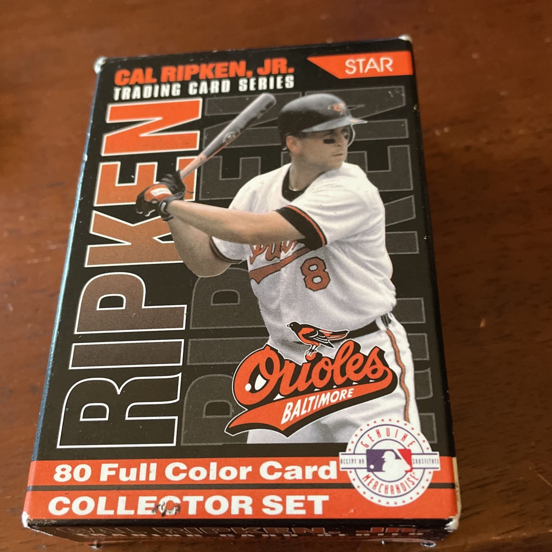 Cal Ripken Junior star trading card collection 80 color cards