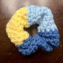 Crochet Bluey Scrunchie 