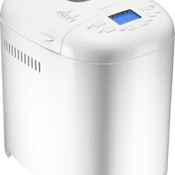 Amazon Basics Programmable Bread Maker, 2 Pound Non-Stick Automatic Bread Making Machine, With 14 Settings for Breads, Doughs, Gluten-Free Options and