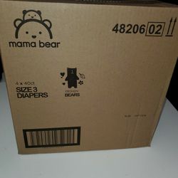 Mama Bear Box 160 Count Diapers Size 3