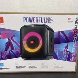 JBL party box encore essential portable speaker Bluetooth wireless floor model