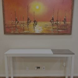 White Console Table