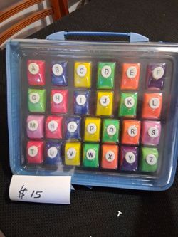 Alphabet paper punches set