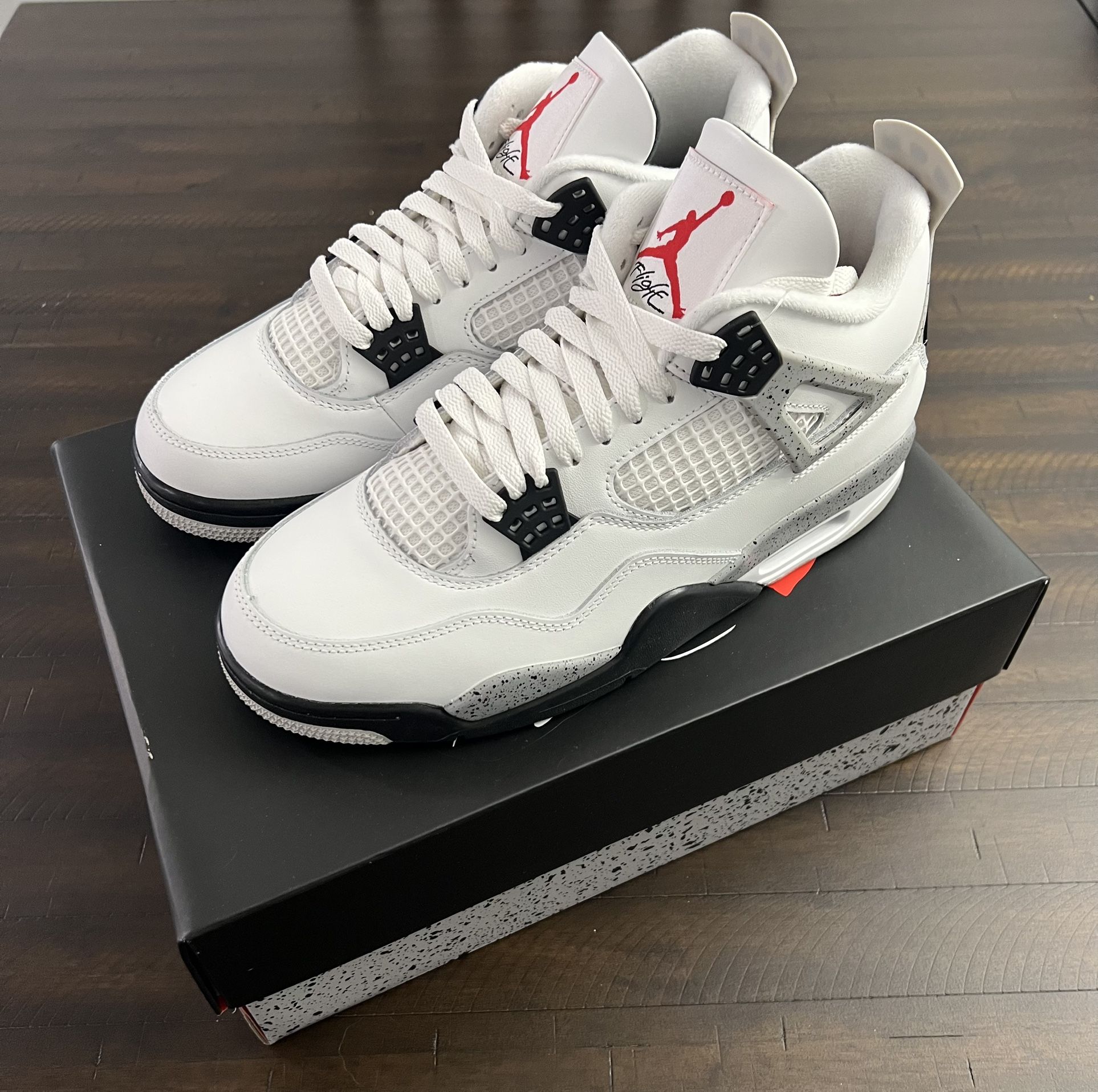 Jordan 4 White Cement Size 9