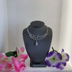 Fancy Silver Necklace 