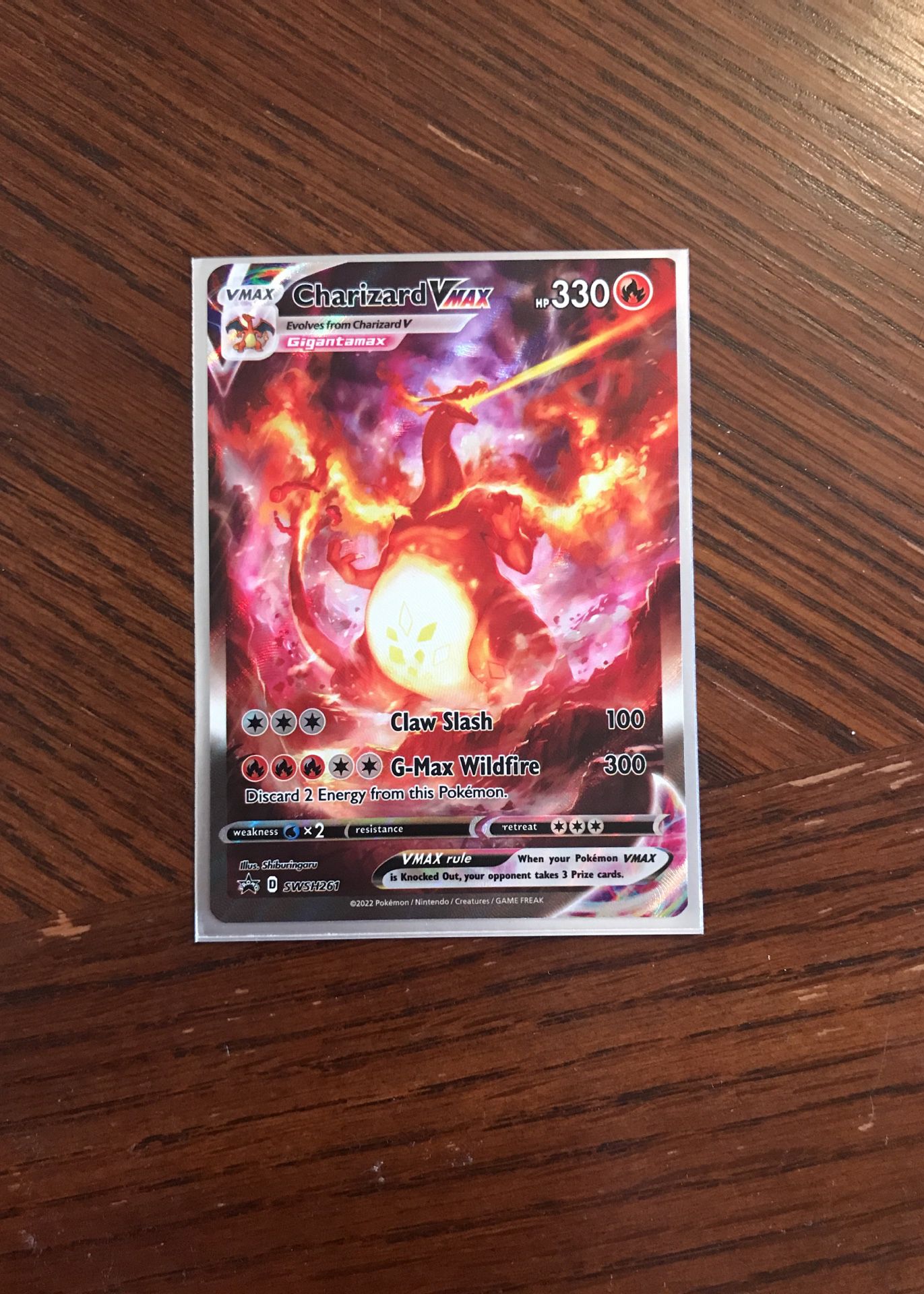 Charizard Vmax Error Cut Pokémon Tcg Card