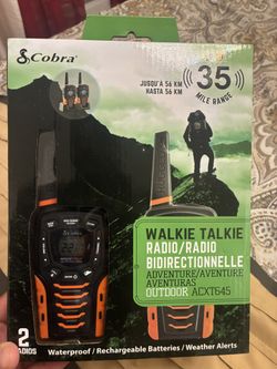 Cobra Walkie Talkie 35 Miles Range NEW!!