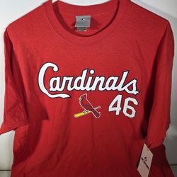 New St. Louis Cardinal's Red/ White Tshirt Men's XL