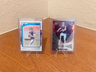 2 JJ McCarthy 2024 Rookie Sports Cards.