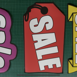 Sale window clings