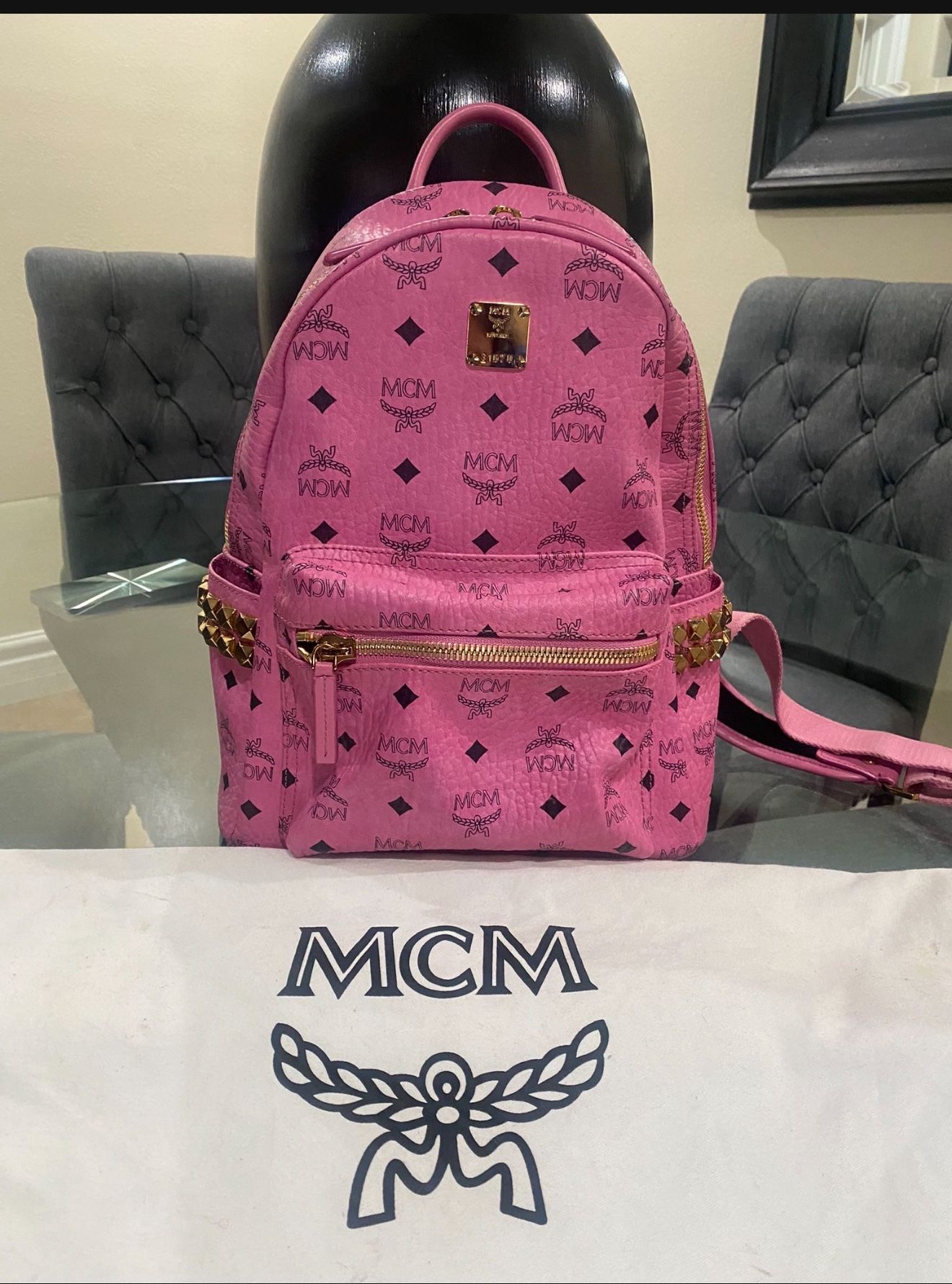 MCM 100 % Authentic  Backpack only $400 As New 