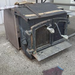 Old Wood Burning Fireplace 