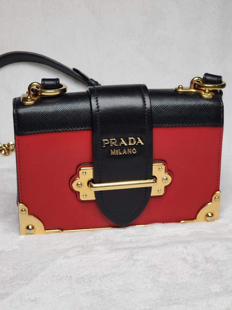 Authentic Prada Cahier Chain Sling Bag