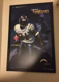 San Diego chargers poster (there now Los Angeles chargers)