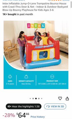Inflatable bounce house