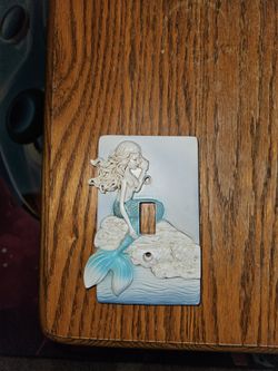 Mermaid Light Switch Plate