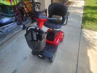 Red Electric Mobility Scooter