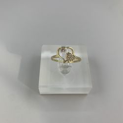 14k Gold Heart Ring