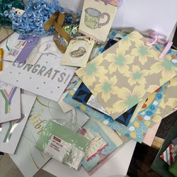 Gift Bags And Tissue Papers